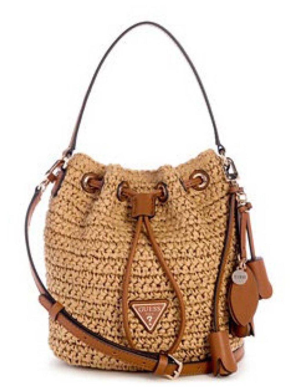 GUESS Women's Ophelia Top Handle Bucket Bag